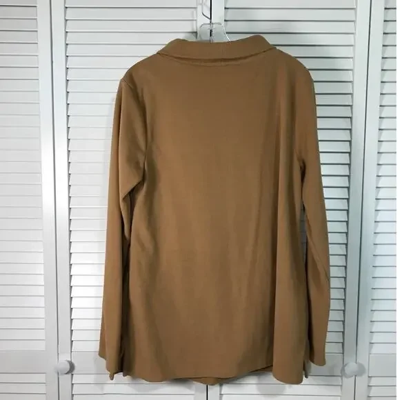 Eddie Bauer Fleece High Neck Long Sleeve Sweater L - Picture 2 of 9